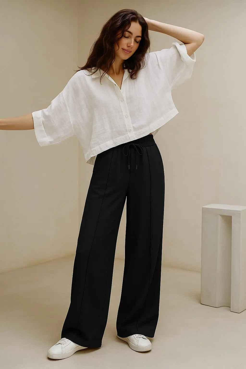 Luxe Wide-Leg Trousers