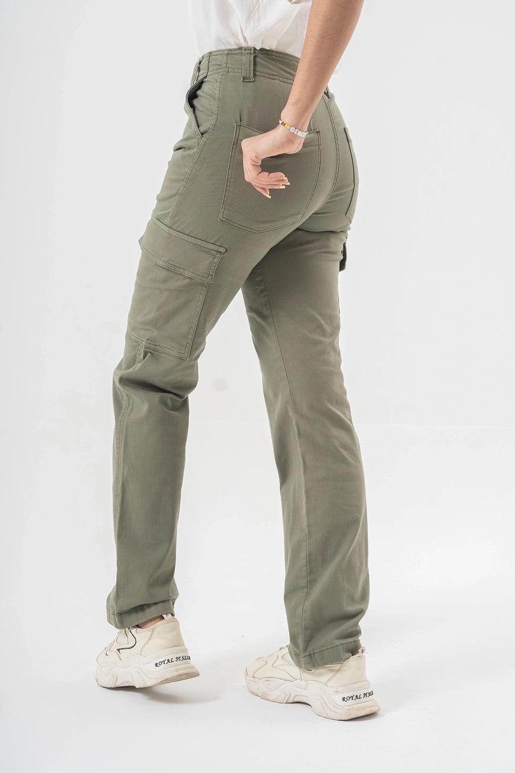 High Waist Cargo Pants